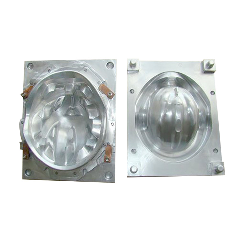 Motorcycle integrated helmet with wind shield mould