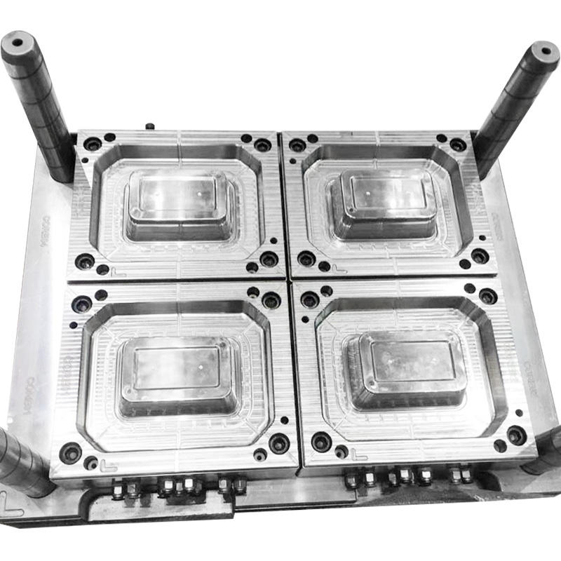 Square plastic thin wall Food Containers Injection Mould